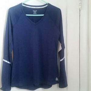 Medieval blue heather women's  athletic top